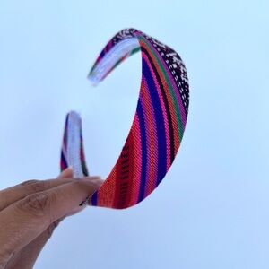 Textile Artisan Colorful Striped Women’s Headband